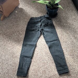 American Eagle Women's Thick Black, Slim Fit Jeans